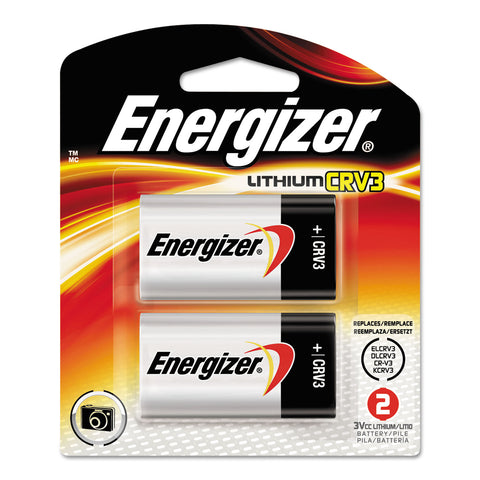 Lithium Photo Battery, Crv3, 3v, 2/pack