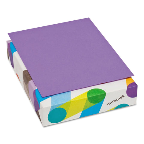 Britehue Multipurpose Colored Paper, 24lb, 8 1/2 X 11, Violet, 500 Sheets
