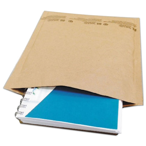 Jiffy Natural Self Seal Cushioned Mailer, #5, 10 1/2 X 16, Kraft, 80/carton