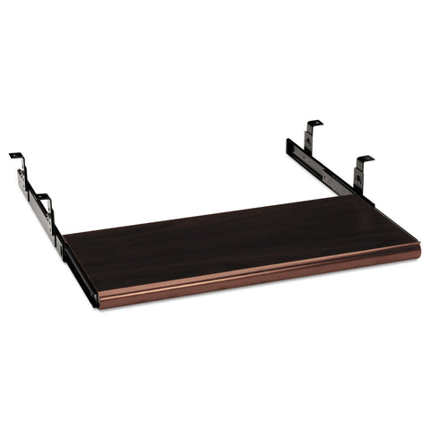 Slide-Away Keyboard Platform, Laminate, 21-1/2w X 10d, Mahogany