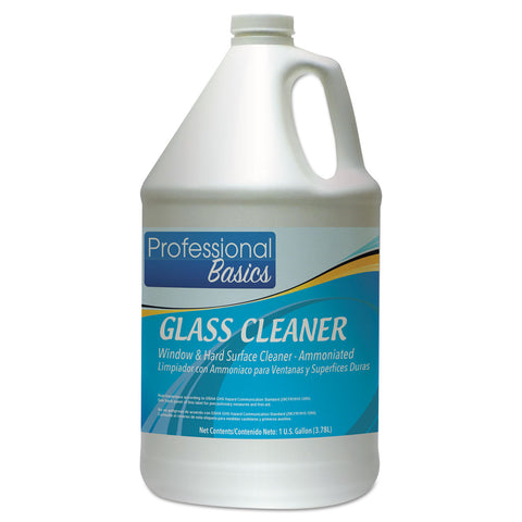 Professional Basics Glass Cleaner, 1 Gal Bottle
