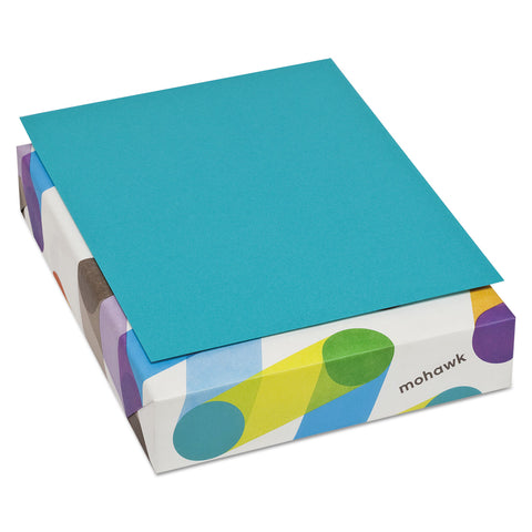 Britehue Multipurpose Colored Paper, 24lb, 8 1/2 X 11, Sea Blue, 500 Sheets