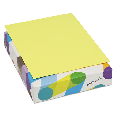 Britehue Multipurpose Colored Paper, 20lb, 8 1/2 X 11, Ultra Lemon, 500 Sheets