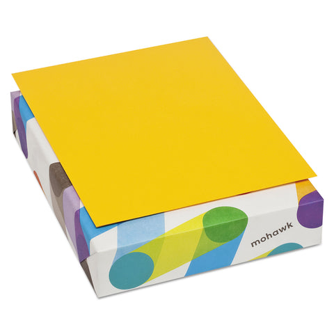 Britehue Multipurpose Colored Paper, 24lb, 8 1/2 X 11, Gold, 500 Sheets