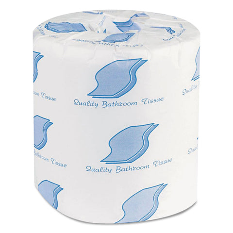 Bathroom Tissues, 2-Ply, White, 500 Sheets/roll, 96 Rolls/carton