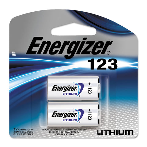 Lithium Photo Battery, 123, 3v, 2/pack
