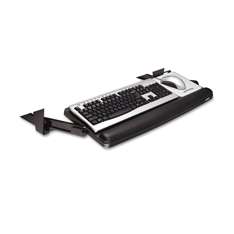 Adjustable Under Desk Keyboard Drawer, 27 3/10w X 16 8/10d, Black