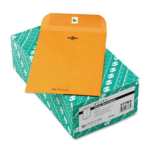 Clasp Envelope, 6 1/2 X 9 1/2, 32lb, Brown Kraft, 100/box