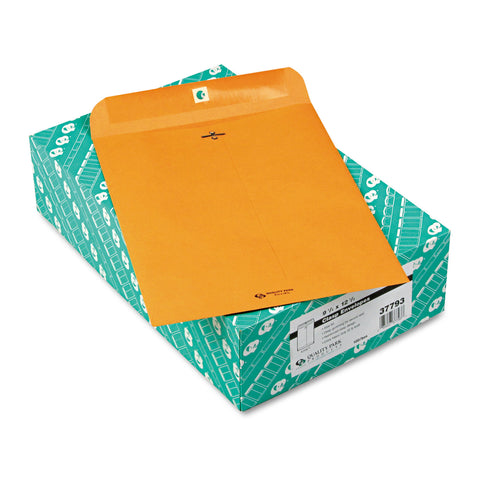 Clasp Envelope, 9 1/2 X 12 1/2, 32lb, Brown Kraft, 100/box