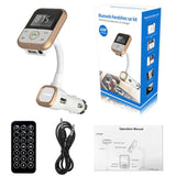 LCD Car Bluetooth MP3 Player SD USB Remote FM Transmitter Modulator For Phone TR