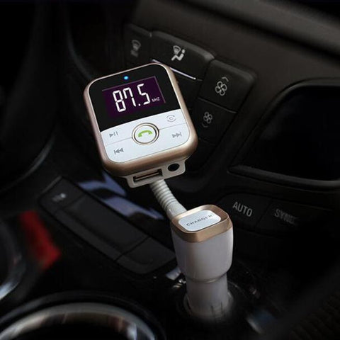 LCD Car Bluetooth MP3 Player SD USB Remote FM Transmitter Modulator For Phone TR