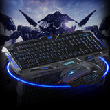 LED Gaming Wire 2.4G keyboard And 5500DPI Mouse Set to Computer Multimedia Gamer