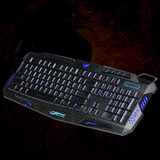 LED Gaming Wire 2.4G keyboard And 5500DPI Mouse Set to Computer Multimedia Gamer