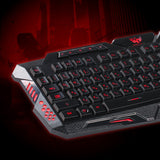 LED Gaming Wire 2.4G keyboard And 5500DPI Mouse Set to Computer Multimedia Gamer