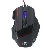 LED Gaming Wire 2.4G keyboard And 5500DPI Mouse Set to Computer Multimedia Gamer