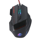 LED Gaming Wire 2.4G keyboard And 5500DPI Mouse Set to Computer Multimedia Gamer