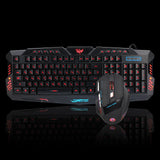 LED Gaming Wired 2.4G keyboard And 5500DPI Mouse Set to Computer Multimedia Gamer