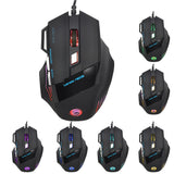 LED Gaming Wired 2.4G keyboard And 5500DPI Mouse Set to Computer Multimedia Gamer