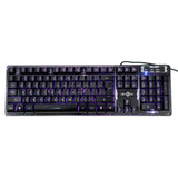 LED Gaming Wired 2.4G keyboard And 3200DPI Mouse Set to Computer Multimedia Gamer