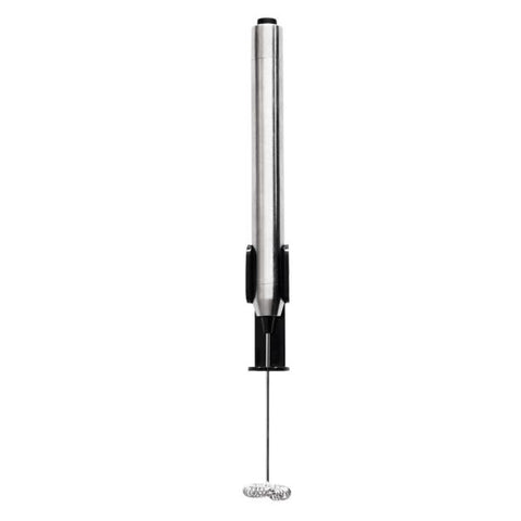 Shipping from USAElectric Stainless Steel Milk Frother  Wand Slim Handheld Milk Frother Coffee Latte & Cappuccino with Stand