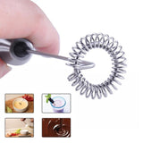 Shipping from USAElectric Stainless Steel Milk Frother  Wand Slim Handheld Milk Frother Coffee Latte & Cappuccino with Stand