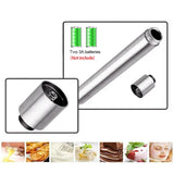 Shipping from USAElectric Stainless Steel Milk Frother  Wand Slim Handheld Milk Frother Coffee Latte & Cappuccino with Stand