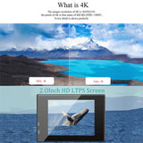F68 Wifi Ultra HD 4K 2.0 Screen Viewing Angles Adjustable Waterproof Outdoor Sports Action Camera