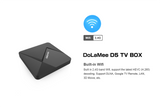 DOLAMEE D5 Android TV Box, Fully Loaded Android 5.1 Lollipop Os Streaming Media Players XBMC / Kodi 16.1 Support 4K UltraHD TV with Rockchip RK3229 Quad-core 2.4G Wifi 1G / 8G