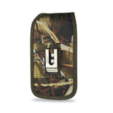 VERTICAL RUGGED POUCH WITH BUCKLE SAMSUNG GALAXY S4 IN LEAVES PATTERN (5.51X2.91X0.51 INCHES PLUS)