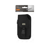 VERTICAL RUGGED POUCH PH01B MOTOROLA DROID X MB810 IN BLACK CELL PHONE WITH COVER (5.2X0.9X2.9 INCHES PLUS)