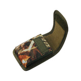 REIKO VERTICAL RUGGED MEDIAN SIZE POUCH WITH BUCKLE CLIP IN CAMOUFLAGE (3.5X2.05X1.1 INCHES)