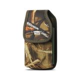 REIKO VERTICAL RUGGED POUCH SAMSUNG S4/ I9300 WITH METAL BELT CLIP IN CAMOUFLAGE (5.78X3.15X0.71 INCHES PLUS)