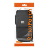 REIKO VERTICAL RUGGED POUCH SAMSUNG GALAXY NOTE 3 WITH BUCKLE CLIP IN BLACK (6.44x3.49x0.73 INCHES PLUS)