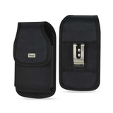 VERTICAL RUGGED POUCH MB810 IN BLACK CELL PHONE WITH COVER (5.24X2.91X0.94 INCHES PLUS)