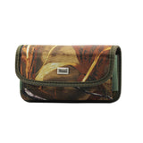 HORIZONTAL RUGGED POUCH MEDIUM SIZE-AM32 WITH METAL BELT CLIP AND VELCRO (( 3.5X2.05X1.1INCHES)