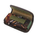 HORIZONTAL RUGGED POUCH MEDIUM SIZE-AM32 WITH METAL BELT CLIP AND VELCRO (( 3.5X2.05X1.1INCHES)