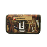 HORIZONTAL RUGGED POUCH MEDIUM SIZE-AM32 WITH METAL BELT CLIP AND VELCRO (( 3.5X2.05X1.1INCHES)