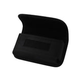 HORIZONTAL RUGGED POUCH MEDIUM SIZE WITH METAL BELT CLIP AND VELCRO IN BLACK (3.5X2.05X1.1 INCHES)