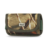 HORIZONTAL CARD HOLDER RUGGED POUCH FOR MOTOROLA DROID X MB810 IN LEAVES PATTERN (5.24X2.91X0.94 INCHES PLUS)