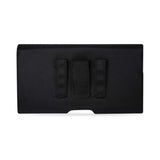 HORIZONTAL RUGGED POUCH XXL SIZE-BLACK WITH BELT HOOPS AND MAGNETIC INNER SIZE: 5.12X2.91X0.94 INCH