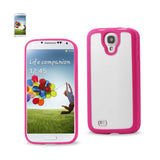 REIKO SAMSUNG GALAXY S4 FRAME CASE WITH CLEAR BACK COVER IN HOT PINK