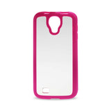 REIKO SAMSUNG GALAXY S4 FRAME CASE WITH CLEAR BACK COVER IN HOT PINK