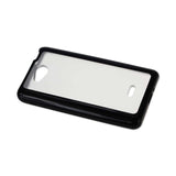 REIKO LG SPIRIT 4G FRAME BUMPER CLEAR BACK CASE IN BLACK