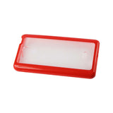 REIKO LG SPIRIT 4G FRAME BUMPER CLEAR BACK CASE IN RED