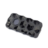 REIKO IPHONE SE/ 5S/ 5 JELLY HEXAGON GEL CASE IN BLACK