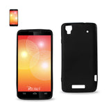 REIKO ZTE MAX JELLY SILICONE GEL CASE IN BLACK