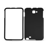 REIKO SAMSUNG GALAXY NOTE TWO PARTS RUBBERIZED SILICONE CASE IN BLACK
