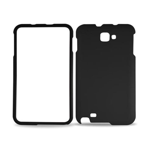 REIKO SAMSUNG GALAXY NOTE TWO PARTS RUBBERIZED SILICONE CASE IN BLACK