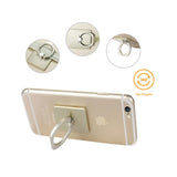 REIKO UNIVERSAL METAL RING GRIP HOLDER WITH HOOK IN GOLD