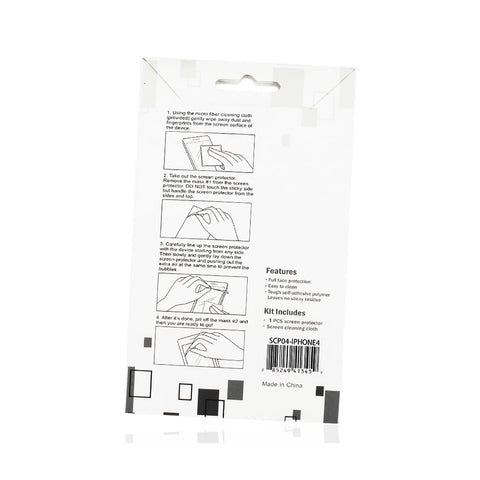 REIKO IPHONE 4G PRIVACY SCREEN PROTECTOR IN CLEAR